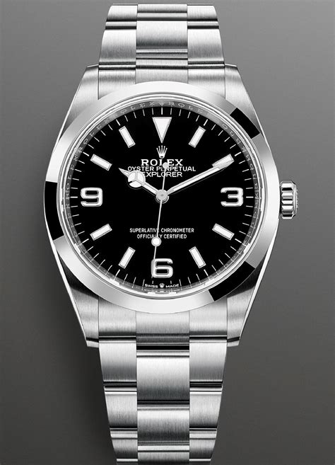 Rolex oyster steel dial